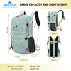Bseash - Mochila impermeable de 40 l con cubierta de