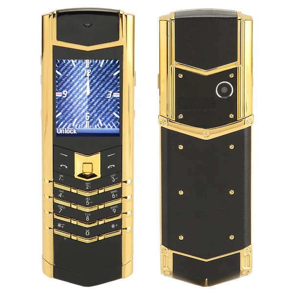 ASHATA Straight Board Mobile Phone, Smartphone, 1.5 Inch 2G Network,