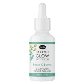 ShiKai Healthy Glow Super C Face Serum (1 oz) | Vitamin C, E & Hyaluronic Acid | Nourish & Hydrate Dry Skin