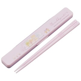 Skater ABC3AG Sumikko Gurashi Ominashi Chopsticks and Case Set, 7.1 inches (18 cm), Made in Japan, Antibacterial, Silver Ion Ag+