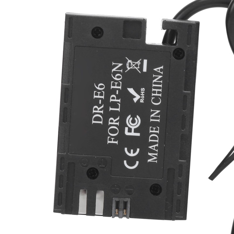 LPE6 Dummy Battery DC Coupler Power Adapter with USB Drive
