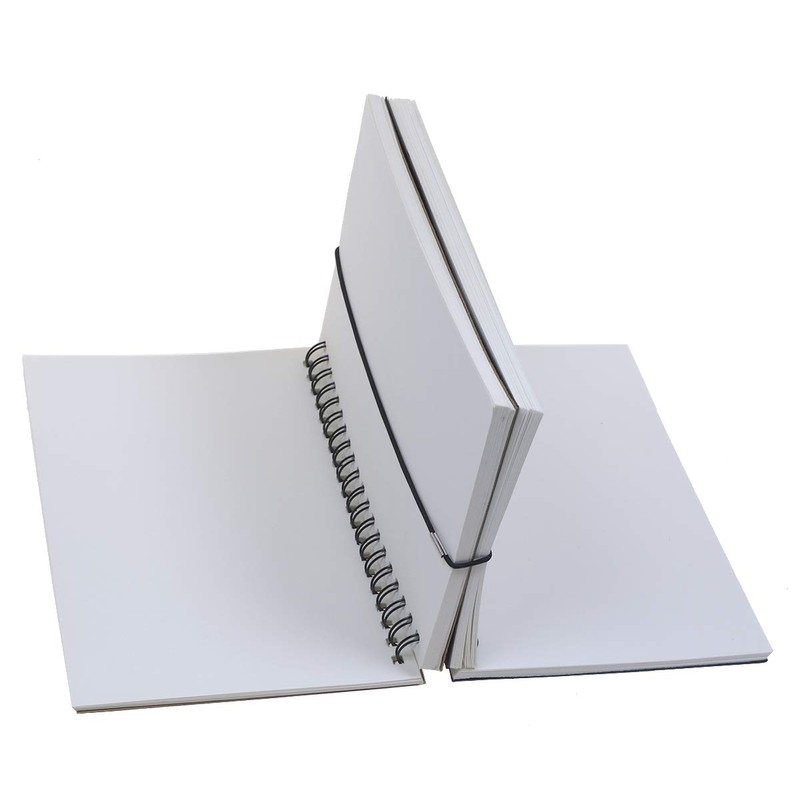 Mini Skater 10Pcs Black Notebook Elastic Spring Bands Connecting Insert