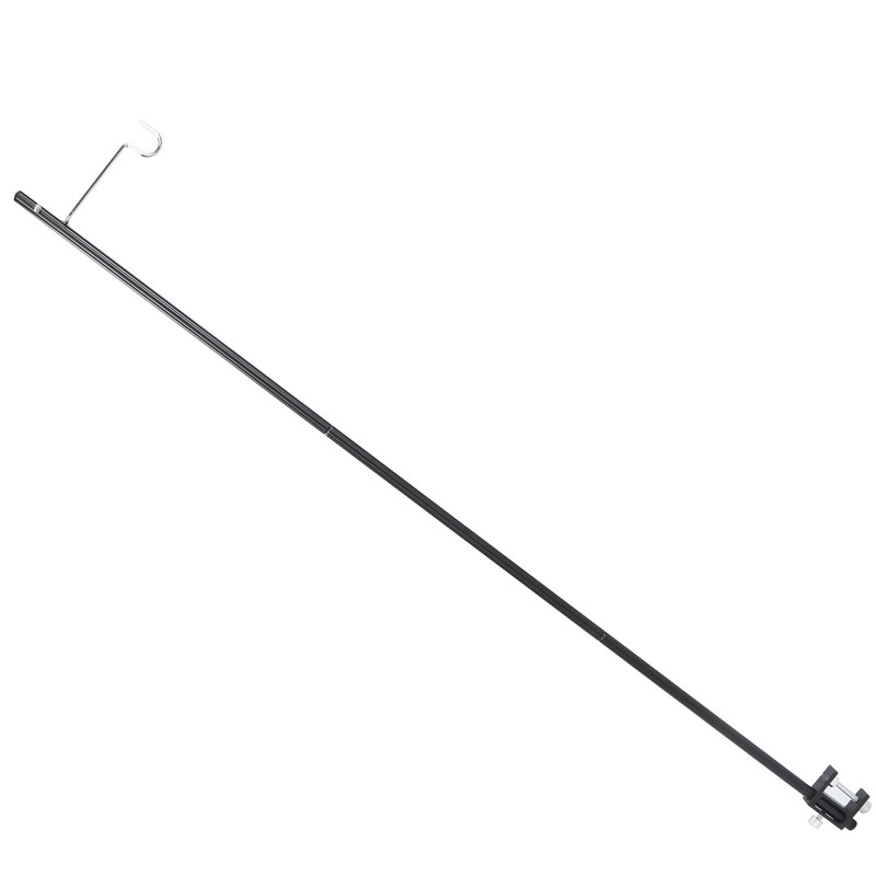 Camping Lantern Stand Aluminum Alloy Foldable Single Hook Lamp Pole