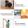 GCJUYA 196” Wedge-Shape Foam Window Weather Stripping Door Seal Strip
