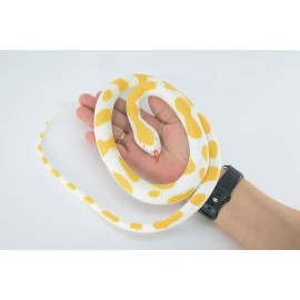 Collectible Wildlife Gifts Albino Python Snake, Rubber, Bendy Toy, Realistic, Gag Gift, 42" WR26 BB316