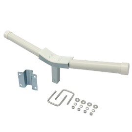 HECASA Boat Trailer V Guides Fits 3" x 3" Front Cross Member Galvanized Front Boat Trailer Guide V Guide Bow Rest Centering Support Kit