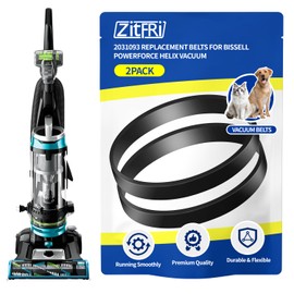 ZITFRI Replacement Belts for Bissell PowerForce Helix (Turbo) Vacuum,Replaces Parts 3031120, 2031093, Fits Models 2191, 2191U, 2190, 1240, 1700, 1701, 2691, 2692, 1797, 12B1, 68C7, 3920 Series 2Pack