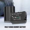 EN-EL15 Dummy Battery EP-5B DC Coupler for Nikon D800 D810