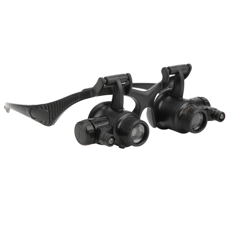 Jewelry Magnifying Glass with 2 LED Light 8 Interchangeable Lens