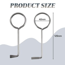 2 Deadlock Keys Universal, Safety Replacement Key Tool Lock Pick Set Professional, Lock Cracker Master for Lock Stainless Steel Decoder Lockpick, Door Latch Opener Lock Picking Multipick Door Opening