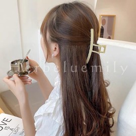 Herbeluemily FS-19 Hair Claw Hair Clip Rhinestone Bijou Hair Vance Hair Claw Barrette E Type