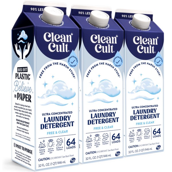 Ultra Concentrated Liquid Laundry Detergent Soap, 192 loads (96 oz),