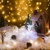 Daifunli 200g White Angel Hair Christmas Decor Fluffy Artificial Snow