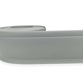 PRO FLEX Modern Gray Vinyl Wall Base 4-1/4 inch X 20 ft - Wall Base Trim with Super Strong Peel and Stick Adhesive Back - Flexible Self Stick Vinyl Wall Base - Easy Install Vinyl Floor Base with Toe