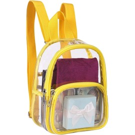 Unbranded Clear Mini Backpack PVC Sling Transparent Bag Stadium Girls Shoulder Crossbody