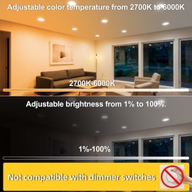 ILC BR30 - foco LED inteligente, compatible con dispositivo Echo requerido Alexa, (equivalente a 70 W) giratorio 2700K-6000K en interiores (6