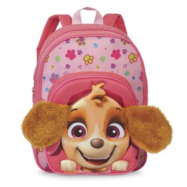 Fabrizio Patrol Backpack Nursery Backpack for Girls from 3-6 Years with Skye and Protruding Plush Ears, Bag for Nursery and Nursery, 31 cm x 24 cm x 13 cm, 8 L, Pink, One Size, pink, Modern