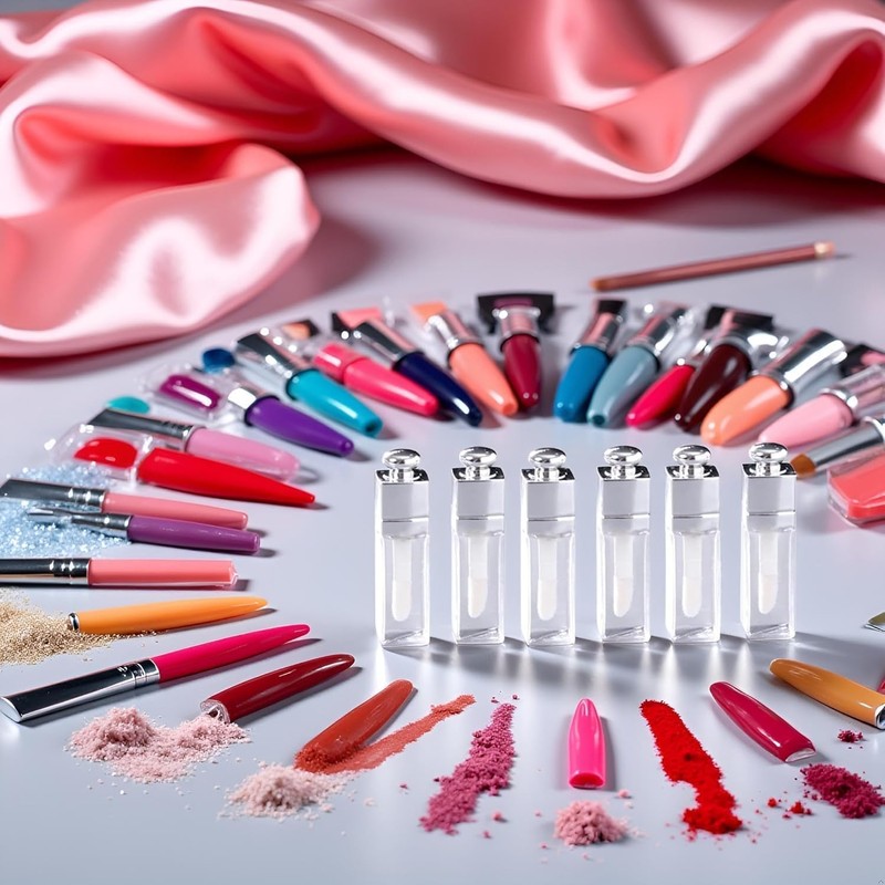 Gammaeon 2 Pieces Clear Lip Gloss Tubes 3ml Refillable Mini