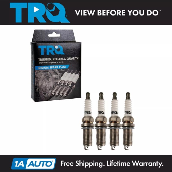 TRQ Iridium Spark Plugs Engine Tune Up Ignition Kit 4