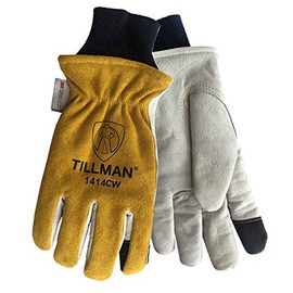 Tillman 1414CW Top Grain Cowhide Winter Drivers Gloves, Large