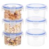 Kssvzz Pack of 6 300 ml Food Storage Containers with