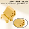 OGRC Adjustable Height Rear Axle Truss Upper Link Mount Brass