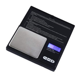 Digital Pocket Scale, High Accuracy 200g/0.01g Mini Scale Gram and Ounce, Small Food Scale, Herb Scale, Jewelry Scale Portable Scale, Easy to Carry, Great for Travel, Backlit LCD, Black