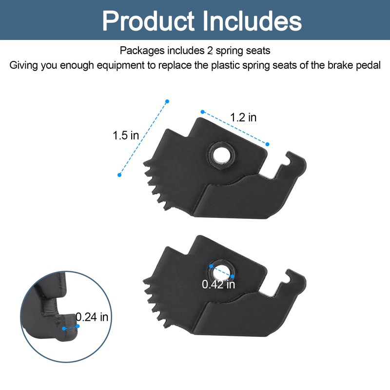 Spring Mount Toe Gear Replacement Stringk/Pro Flight Rudder Pedals Pedals