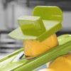 Genius Nicer Dicer Smart (6 Pieces) Green Vegetable Cutter for