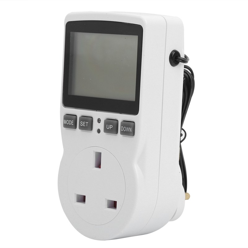 Digital Thermostat Socket Temperature Control with Timer Switch Sensor Probe