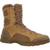 ROCKY Mountain Combat 8” Military Boot, Coyote Brown, Size 10.5(M)