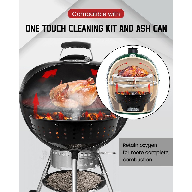 Fire Basket for Weber Kettle XL Big Size Green Egg