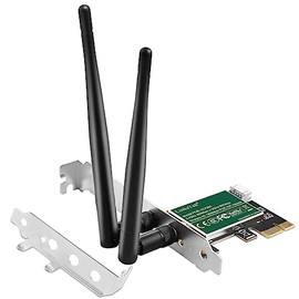Adaptador Wireless-AC 1200Mbps (2.4GHz 300Mbps y 5GHz 867Mbps) PCIE WiFi Tarjeta PCIE, adaptador de red Intel Wireless-AC 7265 para PC de computadora Windows 11,10, 8.x, 7 (32/64bit)