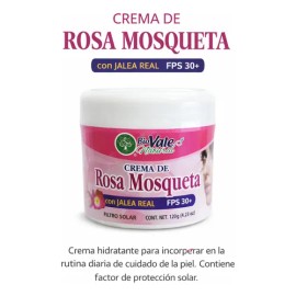 Crema Rosa Mosqueta Con Jalea Real Fps 30 Hidratante 120g Todo Tipo De Piel Día/noche