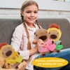KBIBCK Capybara Plush with 9PCS Clothes&Accessories, 25cm Capybara Stuffed Animal,