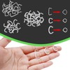 Ruibapa 300 Pcs Hog Rings with Bent Hog Ring Pliers