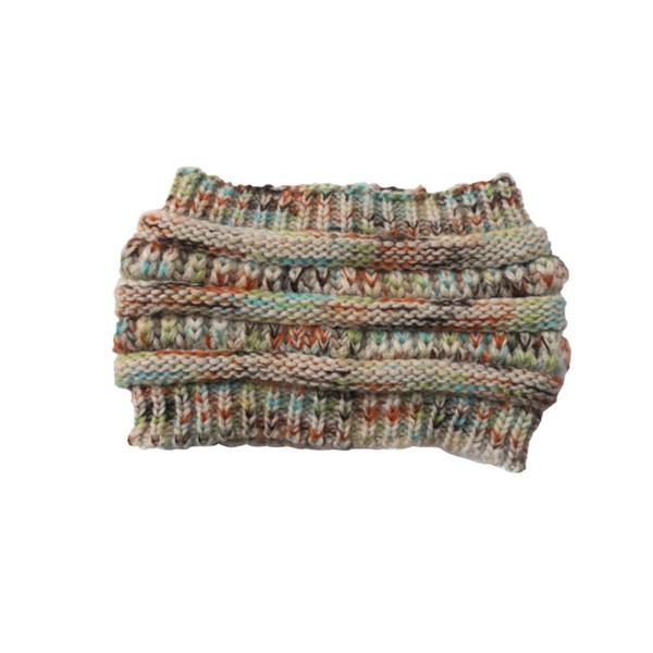 COLLBATH Woolen Yarn Headband Fashion Thicken Hat Ponytail Hat Empty
