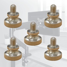 BLOOM SPIRITS vesa Screws Thumb Screws M4x6mm Stainless Steel M4 6mm Set of 5 VESA Compliant Washers Included (Set of 5)