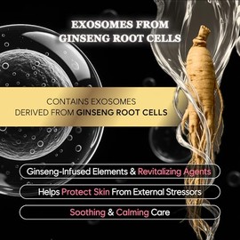 Exosome Exogelly - Máscara despegable de 2.1 onzas líquidas con exosomas 4.8B para la piel, Exium HR, suero ácido Clearminis, PDRN