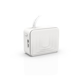 Marklife M1 Thermal Label Printer, Lightweight & Rechargeable Battery, Includes 1 Roll Label, Perfect for Home Organization, Office, and Small Business Labeling, Portable Wireless Printer (White)