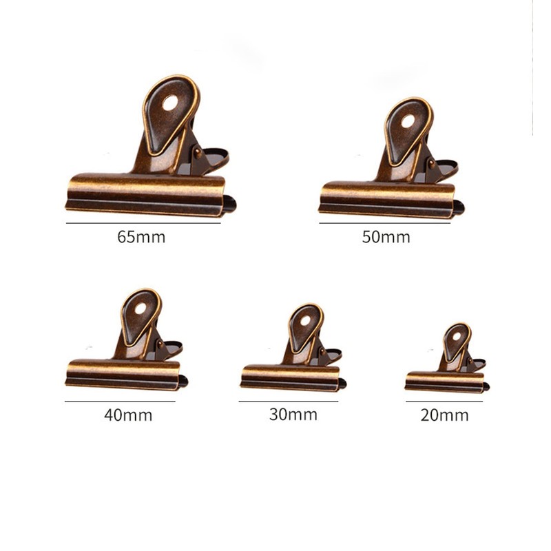 Zittop 4 Pack Metal Binder Clips, Invoice Bill Clip Utility
