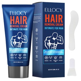 Hair Removal Cream for Men: Depilatory Cream For Unwanted Male Hair In Intimate/Private Area - Skin Friendly, Painless & Flawless cream 120ml
