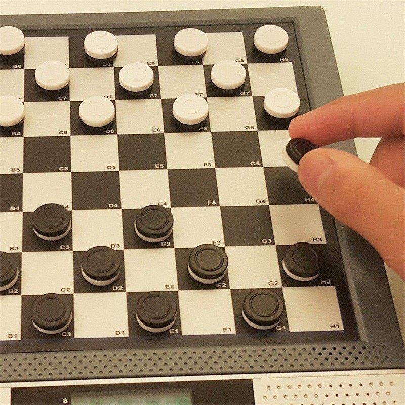 iCore Electronic Chess Set Pro Black: Talking Tutor, Learning Tactics,