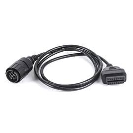 OBD2 Diagnostic Adapter Cable, 16pin to10pin Male to OBDII 16pin Female OBD2 Diagnostic Cable, OBD Diagnostic Extension Cable for ICOM D Module Cable Motorcycles 1.5m / 59 inches