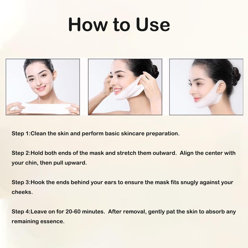 Reepic Cosmer 4 Pack V-Line Lifting Mask | 24K Gold