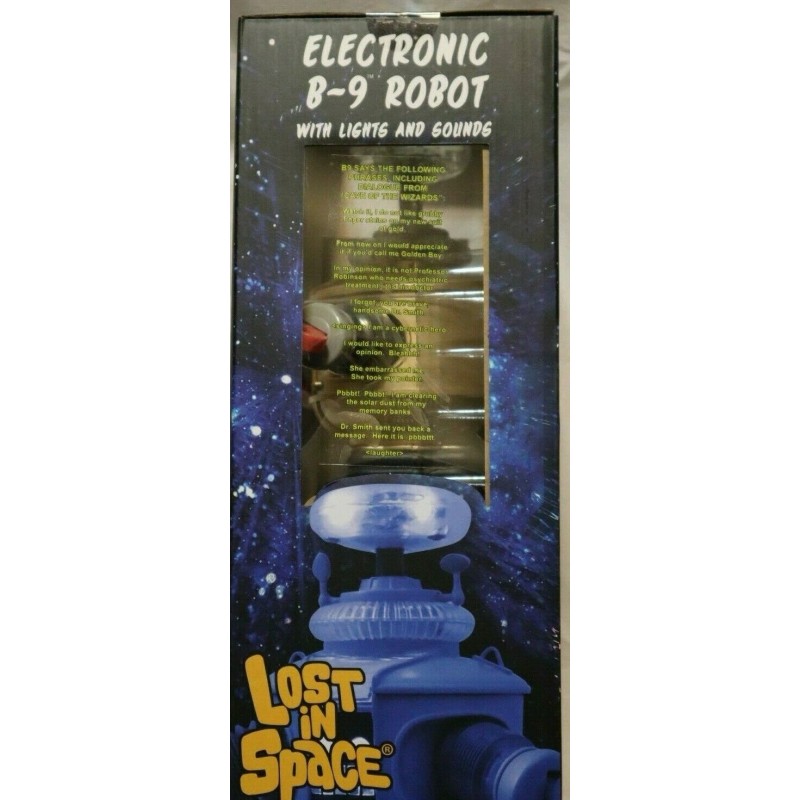 Lost In Space Electronic Lights & Sounds B9 Robot Golden