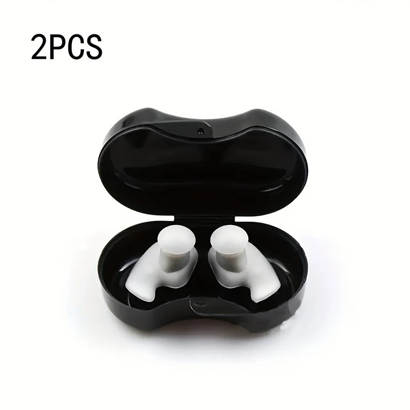 Reusable Silicone Swimming Earplugs for Water Sports – Waterproof Ear