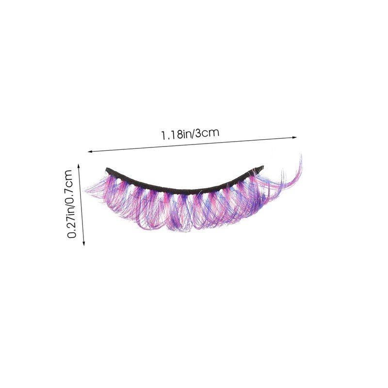 OHPHCALL Individual False Eyelashes for Natural Look Curve Synthetic Lashes