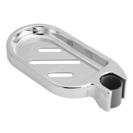 Adjustable Soap Holder ABS Soap Dish Holder Shower Rail with Drain Slots for Shower Bathroom Accessories 25mm