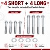 12 PCS M10-1.5 Engine Stand Bolt Kit Compatible with LS